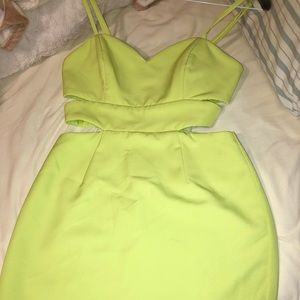 NBD cutout cocktail dress